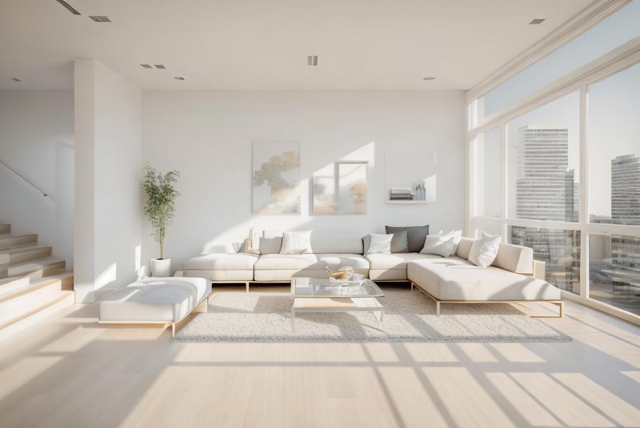 A Living Room in Modern style, designed by AI Navigator