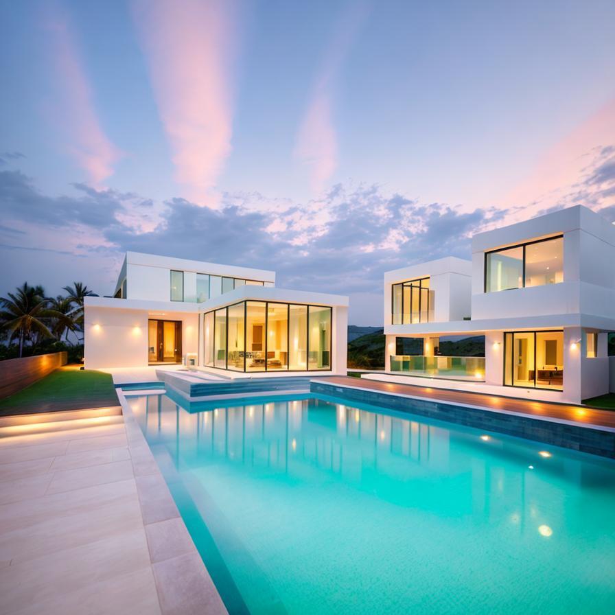 A Villa in Modern style, designed by AI Navigator